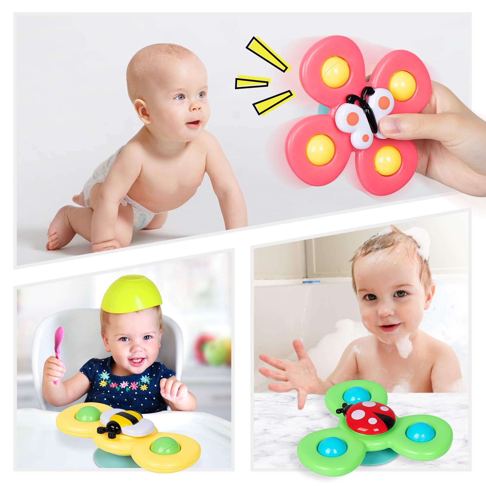 (🎁Early Christmas Sale- SAVE 49% OFF)Suction Cup Spinner Toys