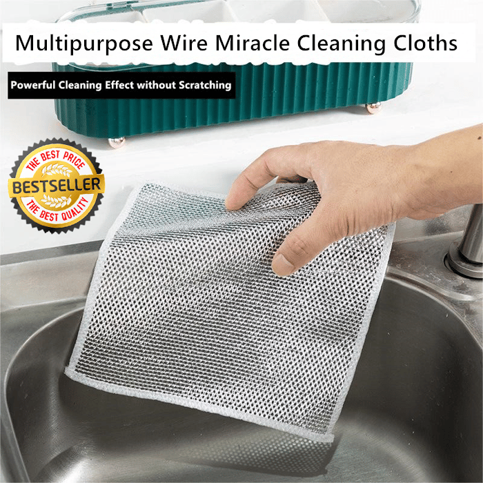 🎄Christmas Hot Sale 70% OFF🎄Multipurpose Wire Miracle Cleaning Cloths