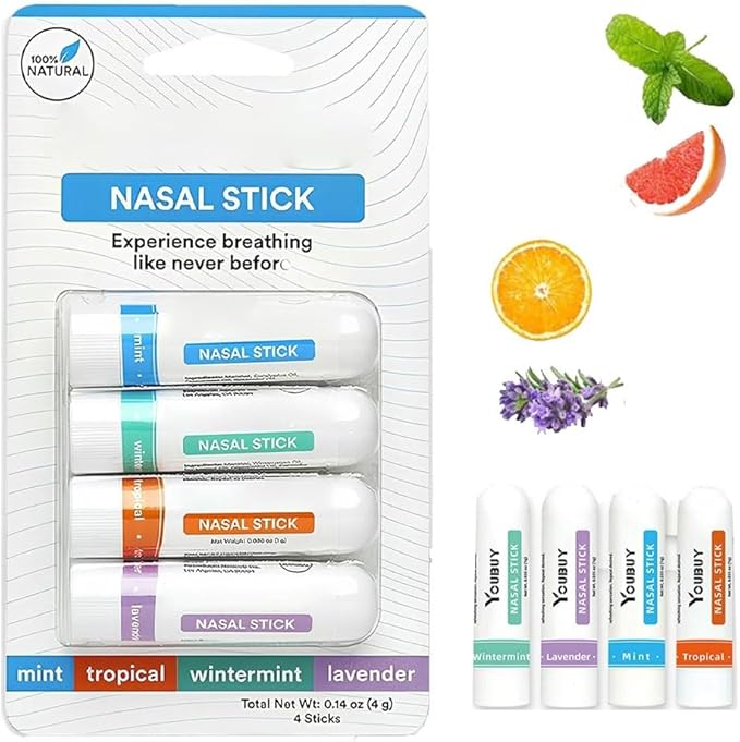 🔥HOT SALE 49% OFF🔥Nasal Inhaler Stick, 👍Buy 2 Get 1 Free