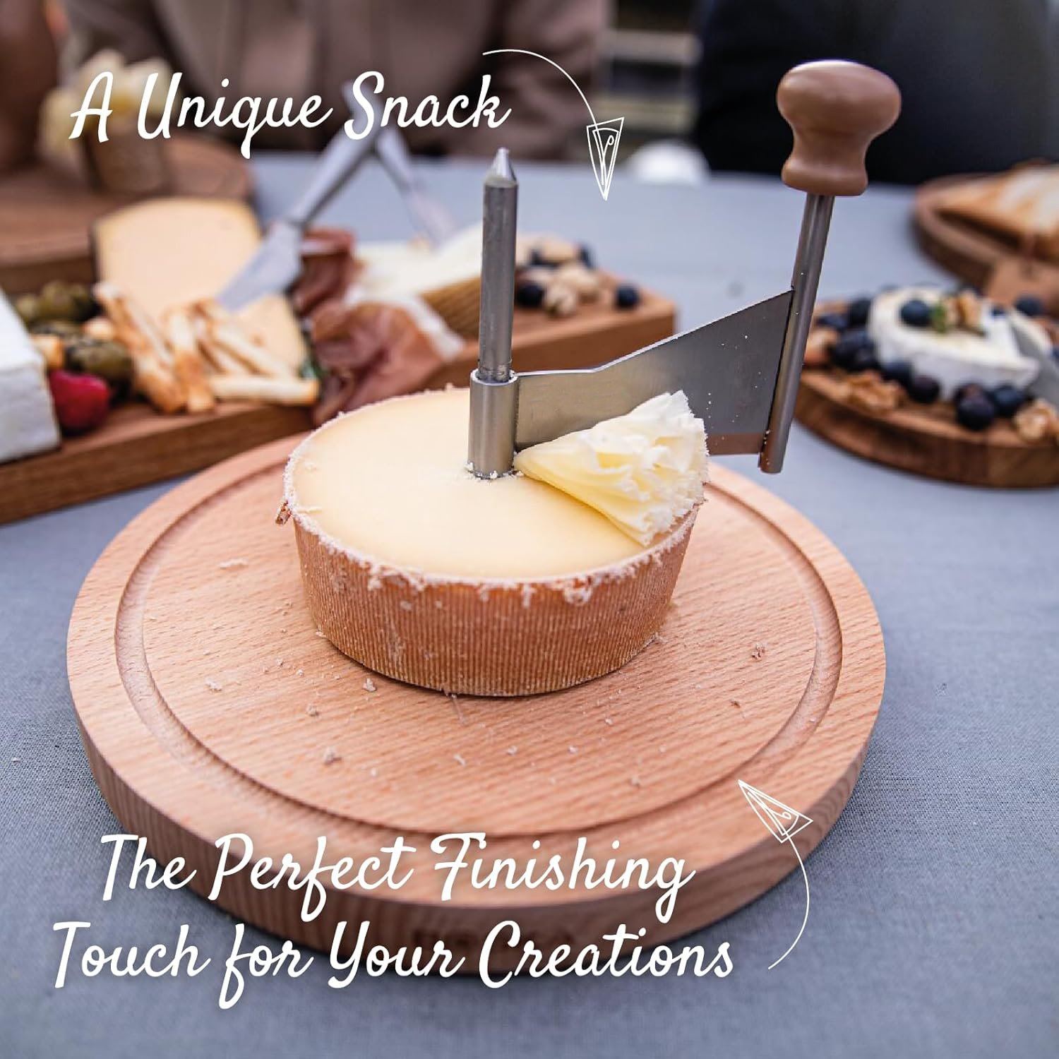 🎁TikTok Last Day Sale - 70% OFF🔥Cheese Curler Wheel - Stainless Steel Cheese Shaver