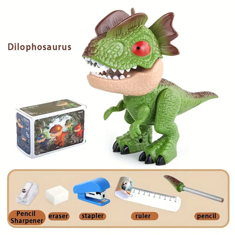 (💦SUMMER HOT SALE- 49% OFF💦)🦖🦖5-in-1 Dinosaur Stationery Set 🎉BUY 2 GET EXTRA 10% OFF