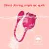 Rose Vibrators Sucker Oral Vagina Sucking Vibrator