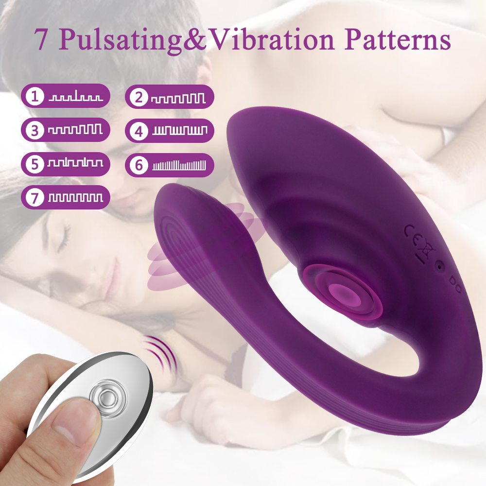 SHEMESIX - Women's Wireless Remote Control Clitoris Stimulating Vibrator Couple Wearable Butterfly Underpants Vibrator