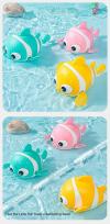 ⏰LAST DAY SALE 50% OFF💥Baby Bath Clownfish Wind-up Toy