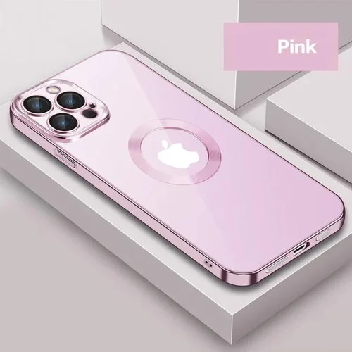 2022 New Version 2.0 Transparent Electroplated iPhone Case With Camera Protector