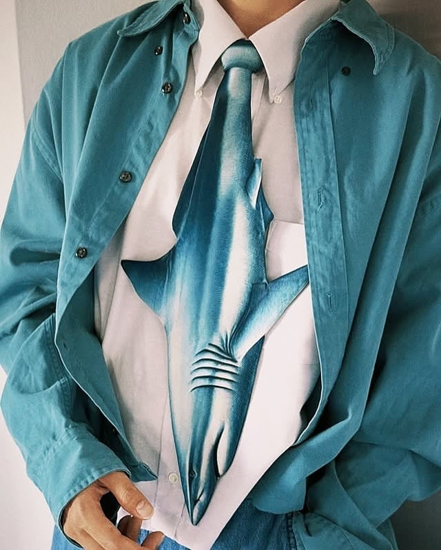 🎁Last Day Sale - 70% OFF🎉Animal Creative Tie🦊🦈👔