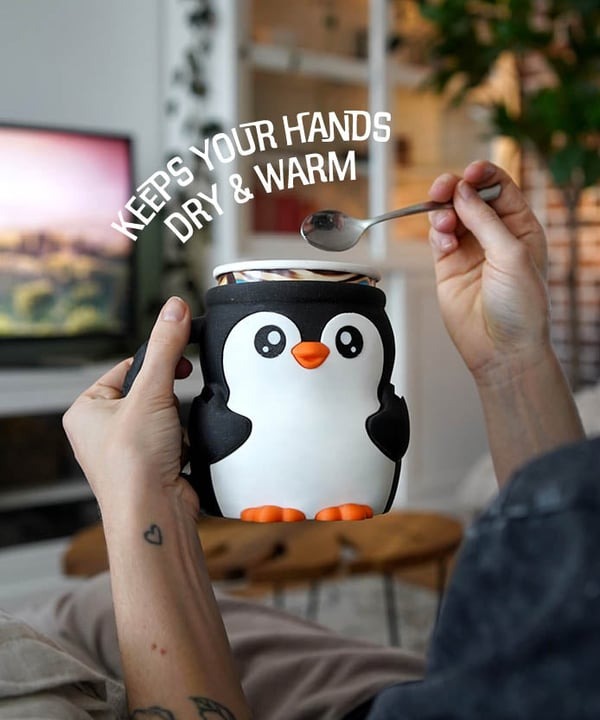 🔥2025 New Style 50% off-🐧Cute Penguin Ice Cream Pint Holder