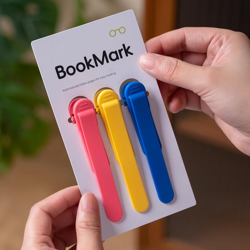 ⏰LAST DAY SALE 50% OFF📚3Pcs Automatic Bookmark
