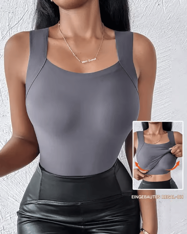 🔥Letzter Tag 70% Rabatt- U-Ausschnitt, Shapewear, integrierter BH💃