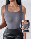🔥Letzter Tag 70% Rabatt- U-Ausschnitt, Shapewear, integrierter BH💃