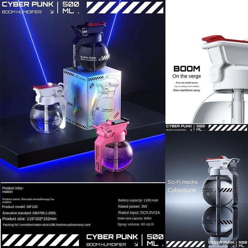 Cyberpunk Design Humidifier