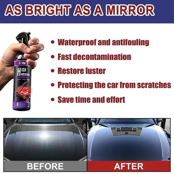 3 In 1 High Protection Quick Car Coating Spray