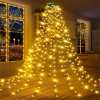 🔥Last Day Promotion 48% OFF-🎁-Christmas Tree Waterfall Lights with Ring🎄