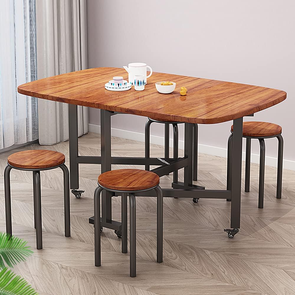 Multifunction Table Drop Leaf Dining Table - 47