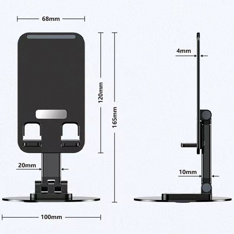 ⚡Clearance Sale 70% OFF丨Foldable 360° Rotating Metal Desktop Cell Phone Holder