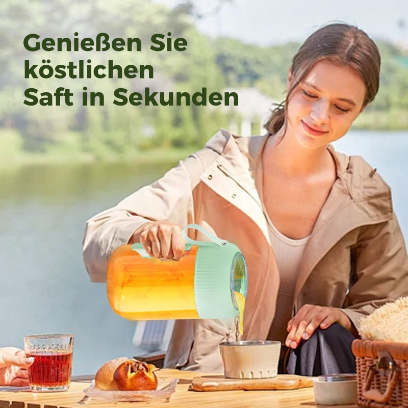💥Letzter Tag 49% Rabatt❄️Tragbare Saftpresse‑Tasse mit Display