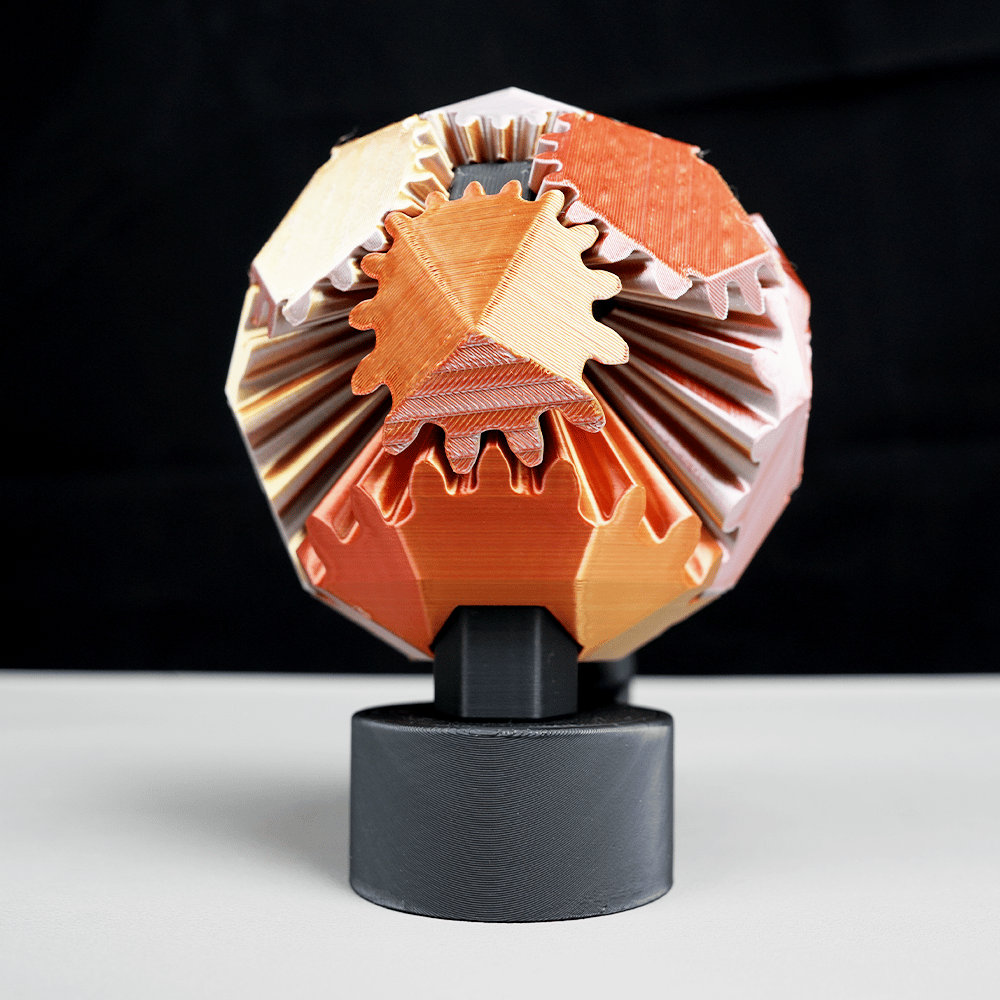 🔥Last Day Promotion 50% OFF🔥3D Printed Electric Rotating Gear Ball