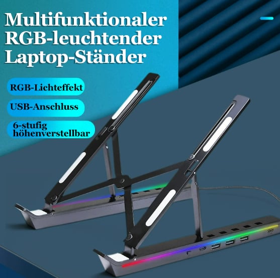 🔥Letzter Tag Verkauf 49% Rabatt  💻 8-in-1 USB-C Laptopständer