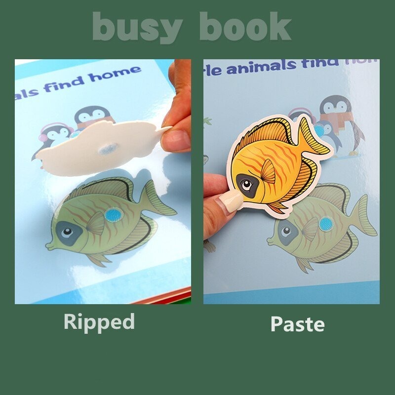 (🔥Mother's Day Hot Sale - Save 50% OFF) Montessori Busy Book For Kids To Develop Learning Skills-Buy 4 Get Extra 20% OFF