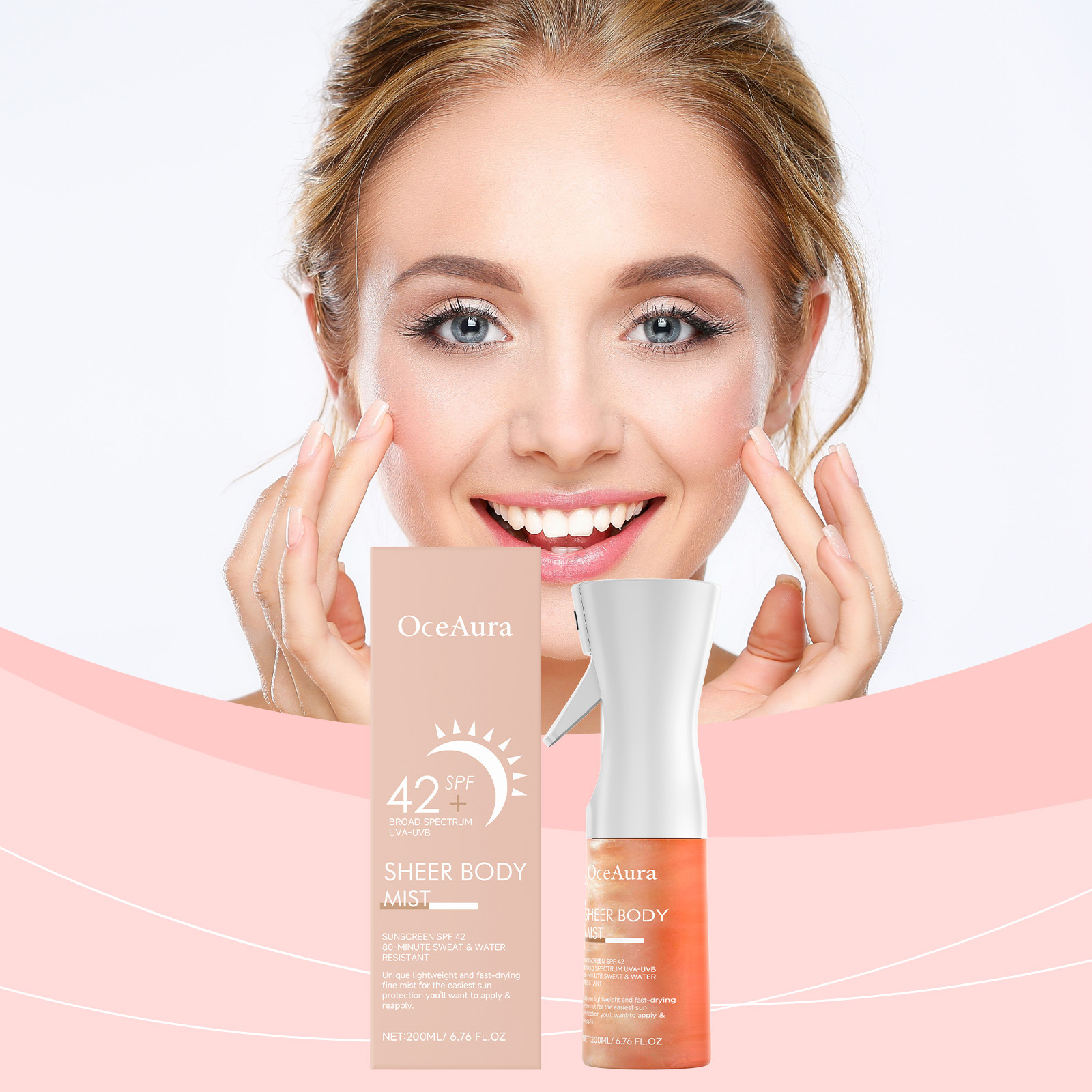 🔥LETZTER TAG 49 % RABATT Setting Mist – Transparenter LSF 42 ☀️💦
