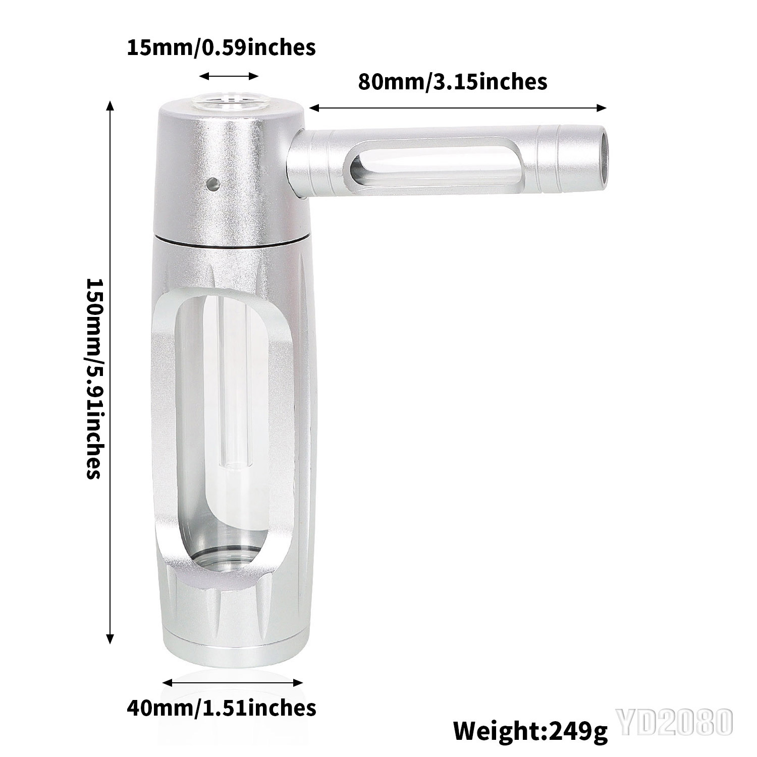 🔥 Hot Sale 49% OFF🔥-Portable metal glass pipe（ BUY 2 FREE SHIPPING)