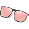 (Mother's Day Sale- 50% OFF) New Polarized Clip-on Flip Up Metal Clip Sunglasses for Prescription Glasses