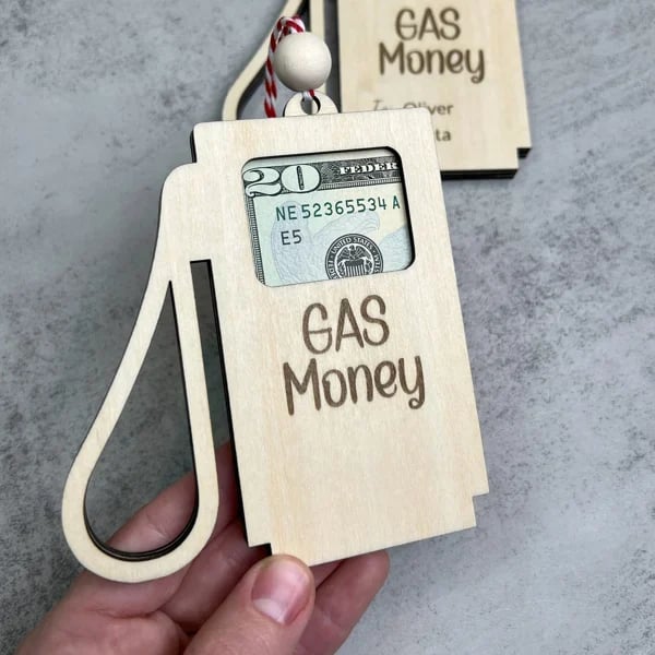 🎅2024 CHRISTMAS GIFT🎁--💸Gas (Shopping) Money Ornament