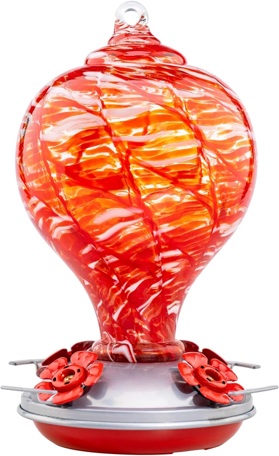 🎁2023-Christmas Hot Sale🎁Blown Glass Hummingbird Feeder-Buy 2 Free Shipping