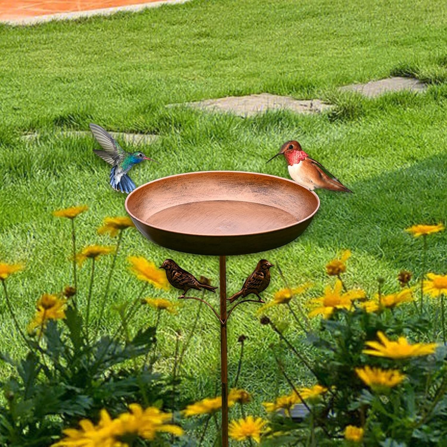 🎖️July 4th Flash Sale: 50% OFF Sitewide! 💕Retro Bird Feeder Iron Decoration 12