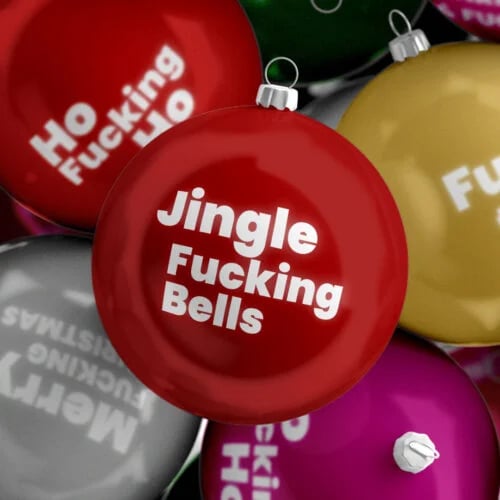 🔥LAST DAY 60% OFF 🤣Funny Rude Sweary Christmas Bauble