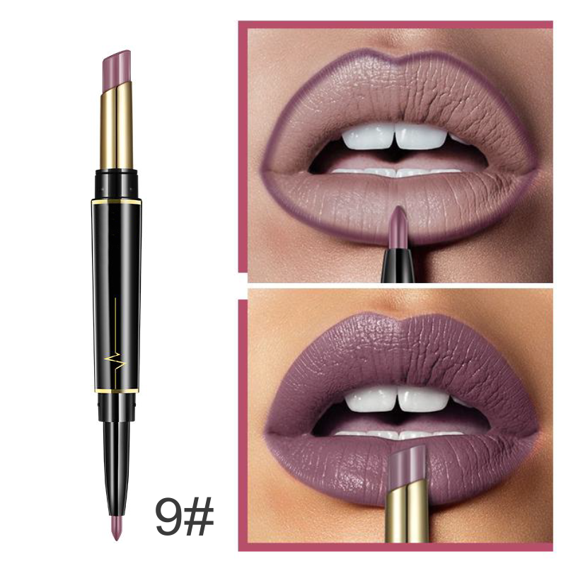 (🎄2022 Christmas Hot Sale- 49% OFF)16 Color Lipstick + Lip liner Combo - Lips Go Full and Defined🎁Buy 4 Get Extra 25% OFF