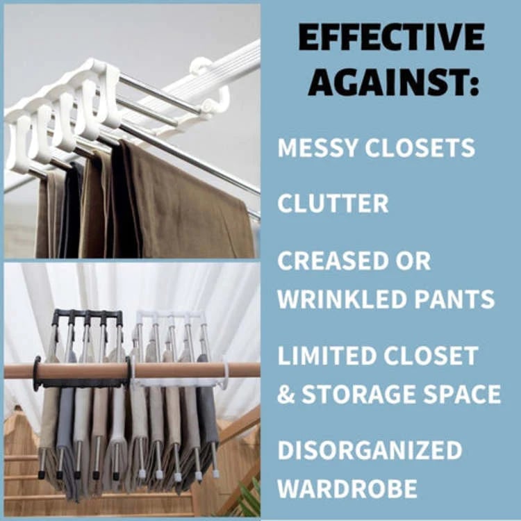 🎁TikTok Last Day Sale - 70% OFF🎉✨Multipurpose Hanger Organizer - Have a great wardrobe space for your clothes and pants👗👖