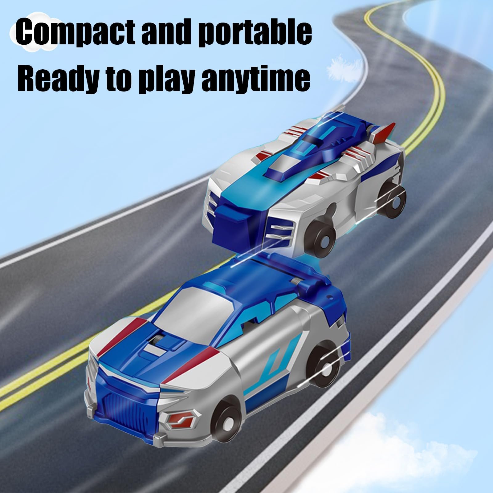 2025 New product 💥 2 In 1 Collision Transforming Dinosaur Car Toy