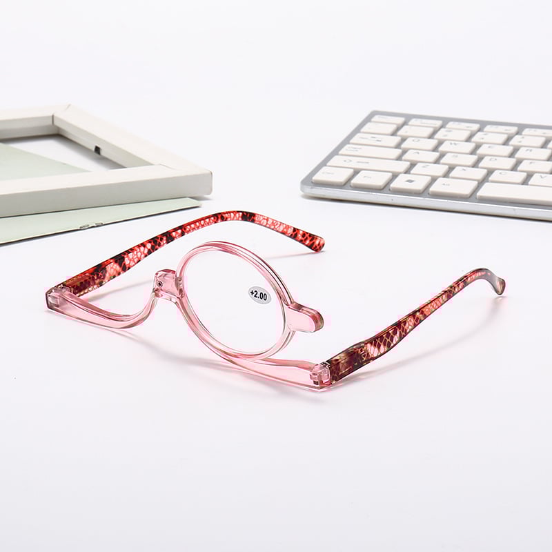180° Rotating Lens Makeup Reading Glasses