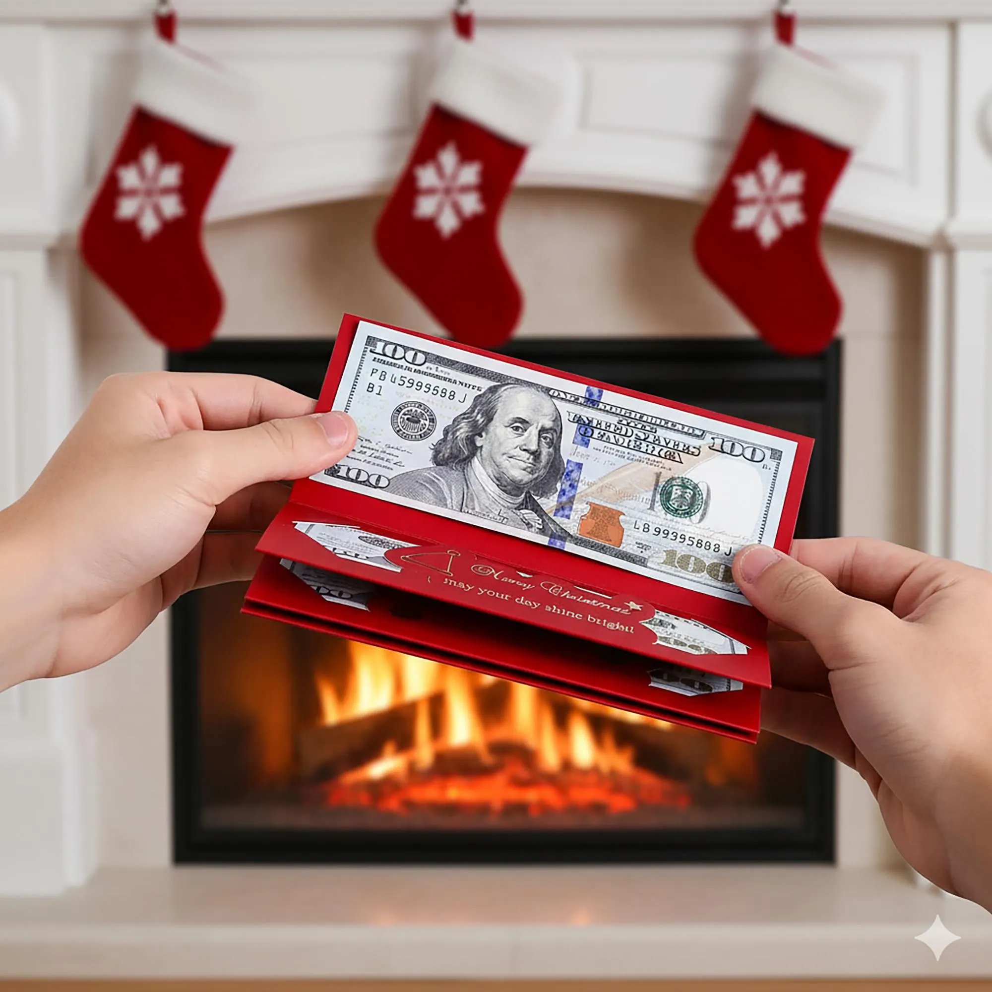 🏆Flash Sale⚡ 50K+ SOLD! Almost Gone-🎅💸Christmas Cash Gift Envelope– A creative way to give cash this Christmas!