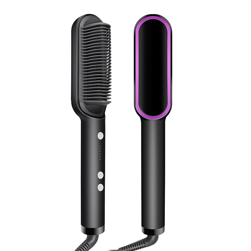 (🎄Christmas Promotion--48%OFF)Negative Ion Hair Straightener Brush(Buy 2 get Free shipping)