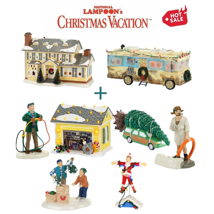 🌲Early Christmas Sale 50% Off🎅🎄National Lampoon's Christmas Vacation-Inspired Ceramic Village