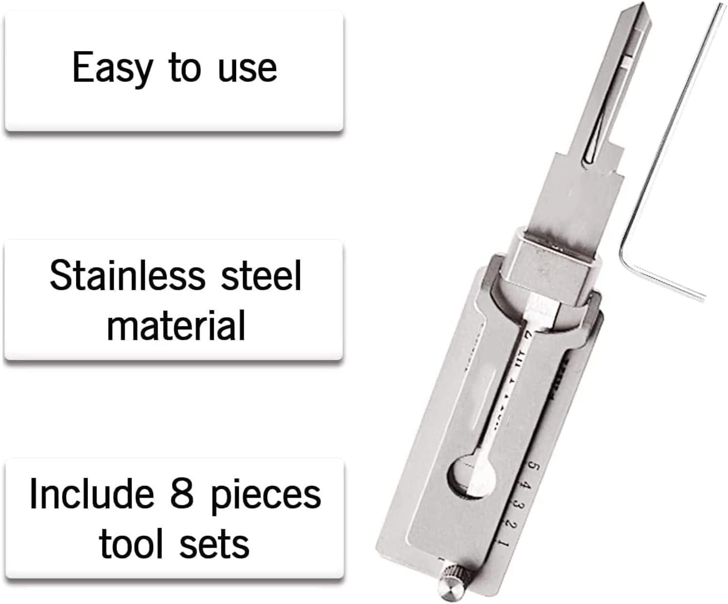 LAST DAY 70% OFF🔥Stainless Steel Key Decoder-Buy 2 Free Shipping