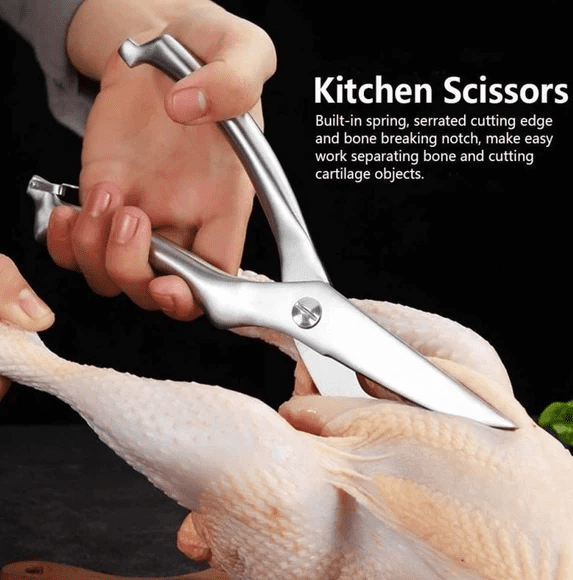 (🎅EARLY XMAS SALE - 48% OFF)-All in 1 Stainless Kitchen Scissors, Buy 2 Free Shipping