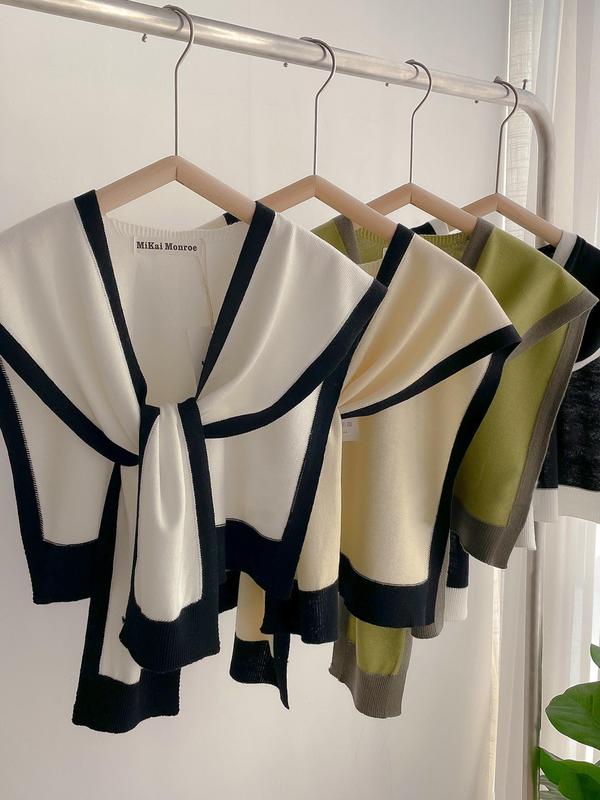 🧣 Cozy & Chic Favorite! 🔥Women's Colorblock Shawl – Soft, Stylish & Perfect for Everyday or Gifting