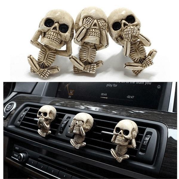 (Valentine's Day Hot Sale- 50% OFF) Skull Head Aromatherapy Ornaments- BUY 4 GET EXTRA 20% OFF