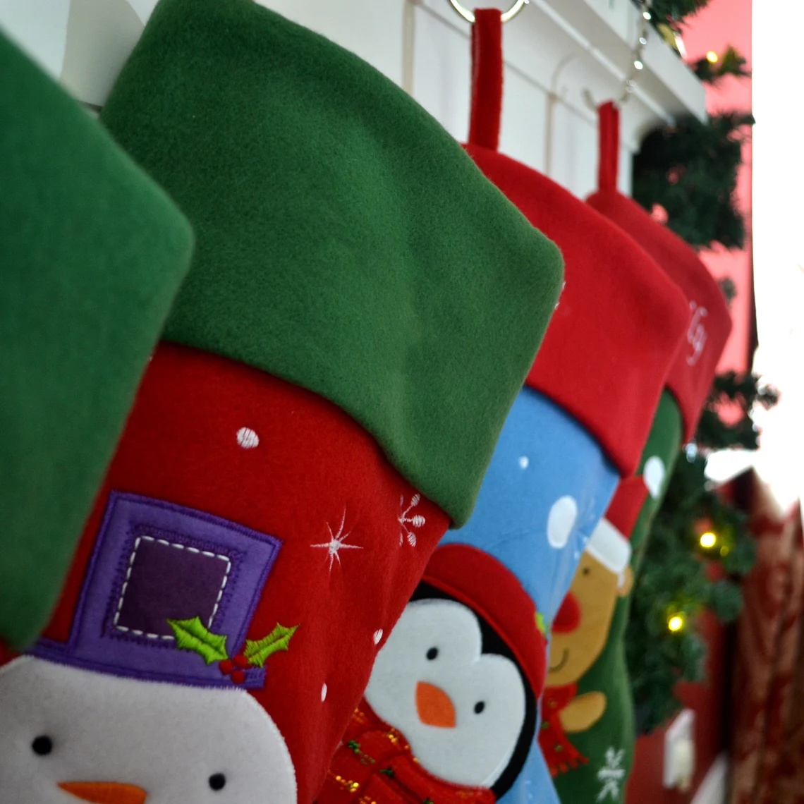 Cartoon Christmas stockings