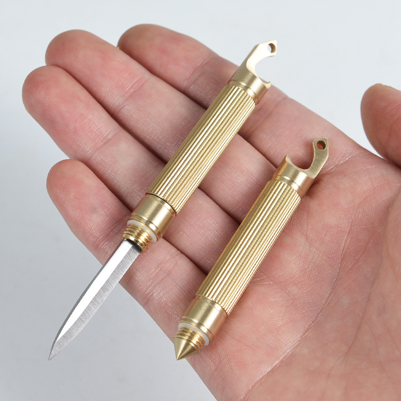 🔥Last Day Promotion 50% OFF🔥Multifunctional Brass Outdoor Knife--Buy 2 Get 1 Free NOW