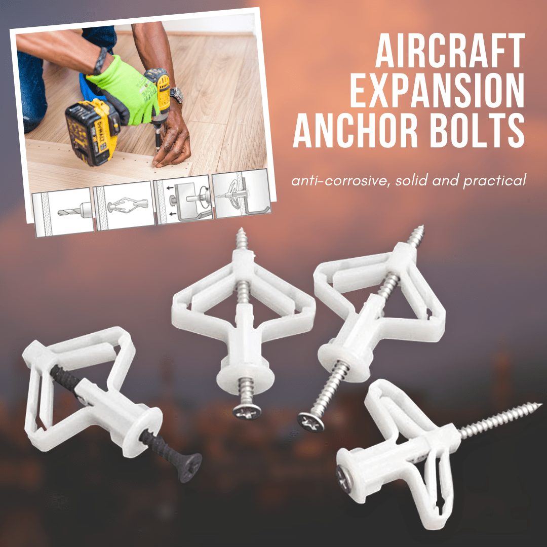 (🔥Last Day Promotion- SAVE 48% OFF)Aircraft Expansion Anchor Bolt Set(buy 2 get 1 free now)