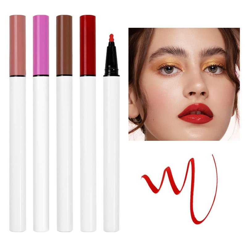 🔥2025 New Arrival -🔥4 Colors Liquid Non-Stick Waterproof Lip Liner