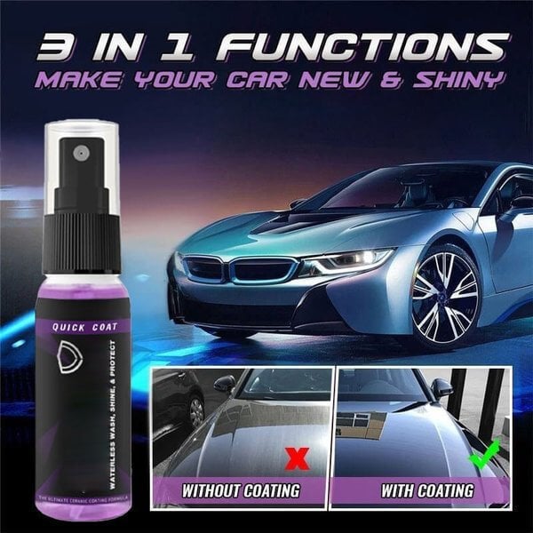 Tiktok Summer Sale🎉3 in 1 High Protection Quick Car Coating Spray -✨Give your car a new look!