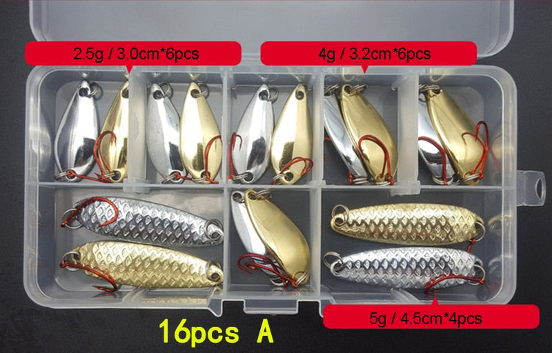 🎣 Summer Sale-50% OFF🐠Fishing Metal VIB Lure Set Mixed
