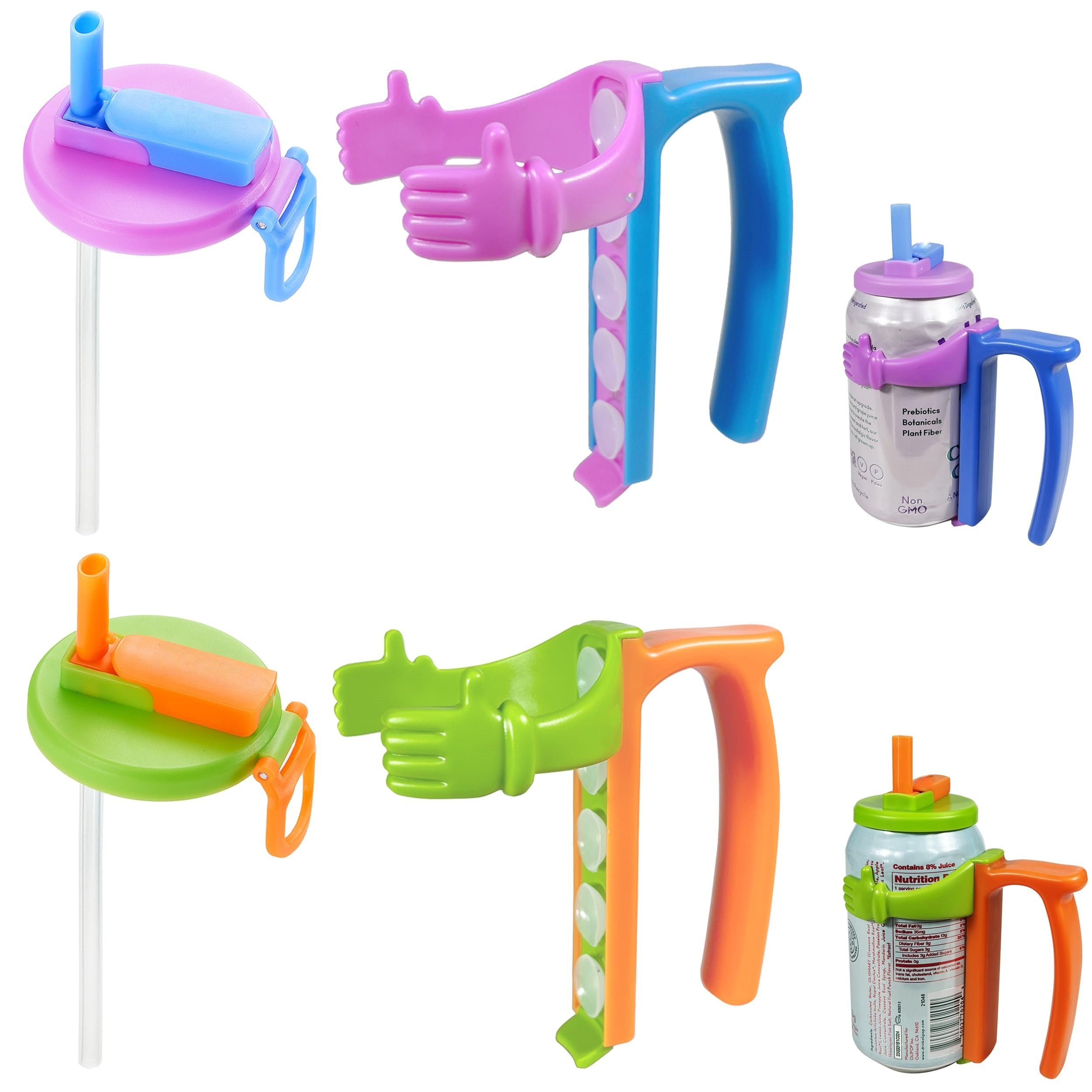 ⏰LAST DAY SALE 50% OFF - Soda Can Lids and Holders for 12oz Cans