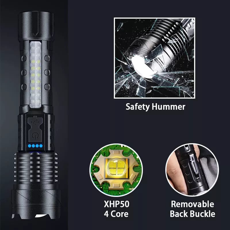 🔥HOT SALE 49% OFF🔥2024 New Upgraded A70 Tactical LED Flashlight