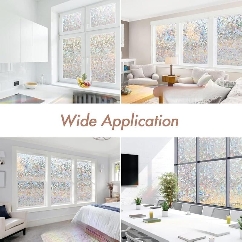🍂TikTok Fall Mega Sale - 70% OFF🎉Stained Glass Rainbow Film Decorative Window Clings